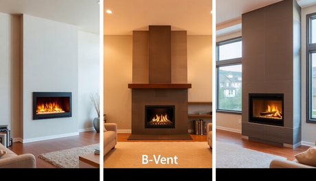 B-Vent vs. Ventless vs. Direct Vent Fireplaces: Which One is Right for Your Home?