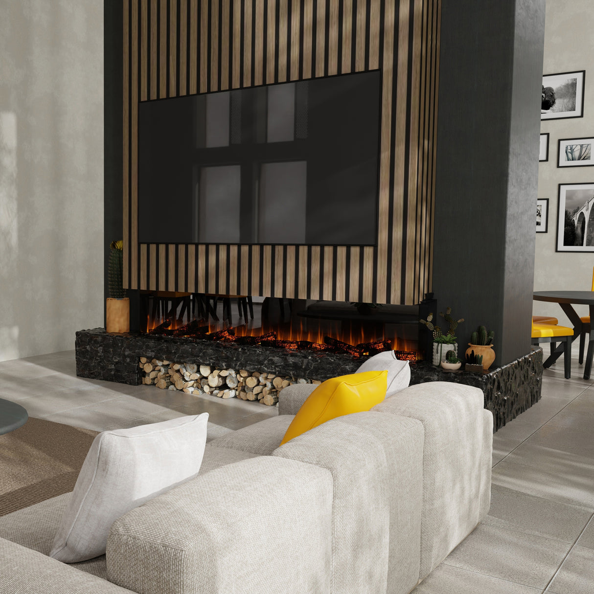 Dimplex Ignite Ultra 100in Built-in Linear Electric Fireplace - ULT100